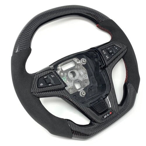 2012-2015 Trans Am Camaro Firebird Custom Carbon Fiber Steering Wheel - AutoLEDTech.com