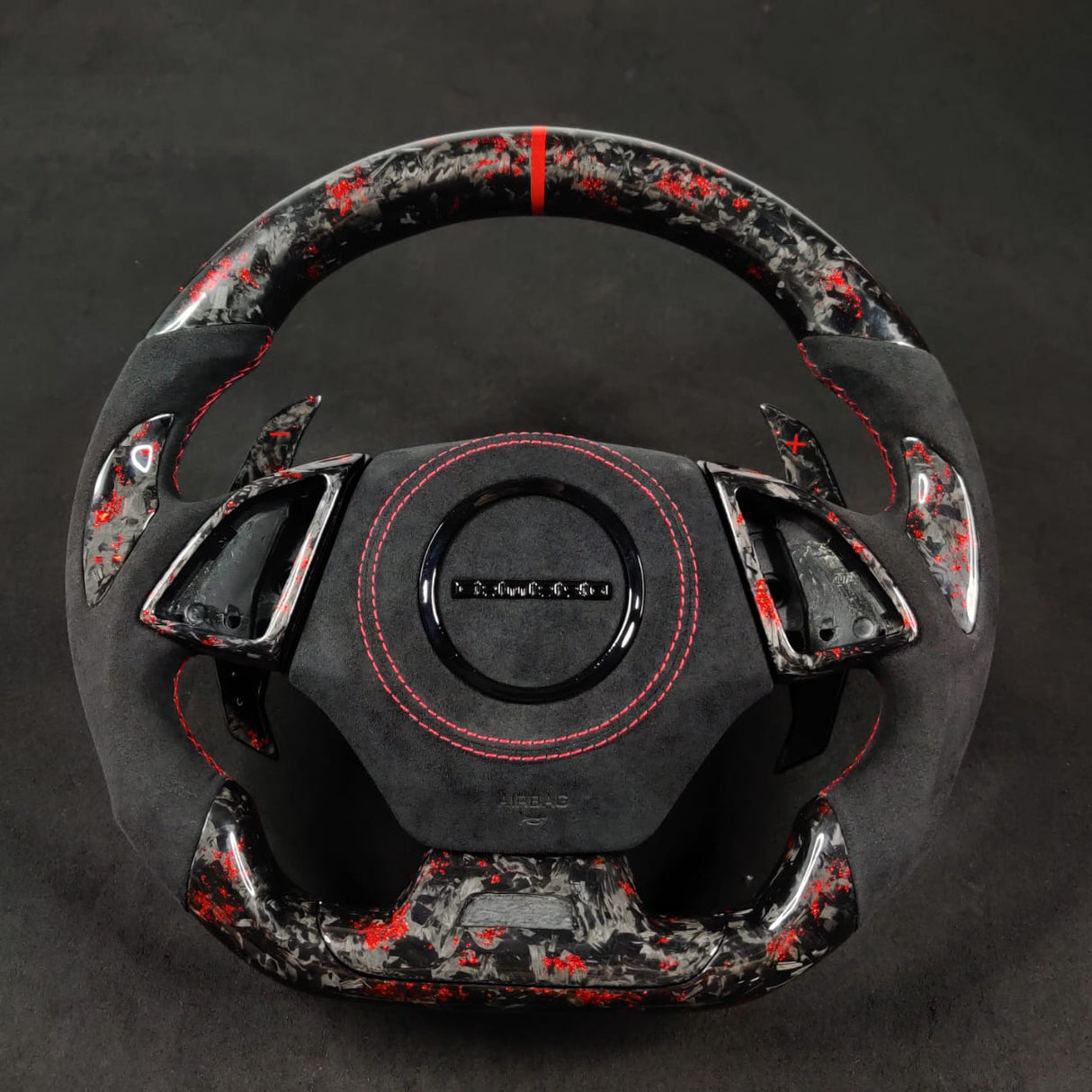 2016-2024 Chevrolet Camaro Custom Carbon Fiber Steering Wheel - AutoLEDTech.com