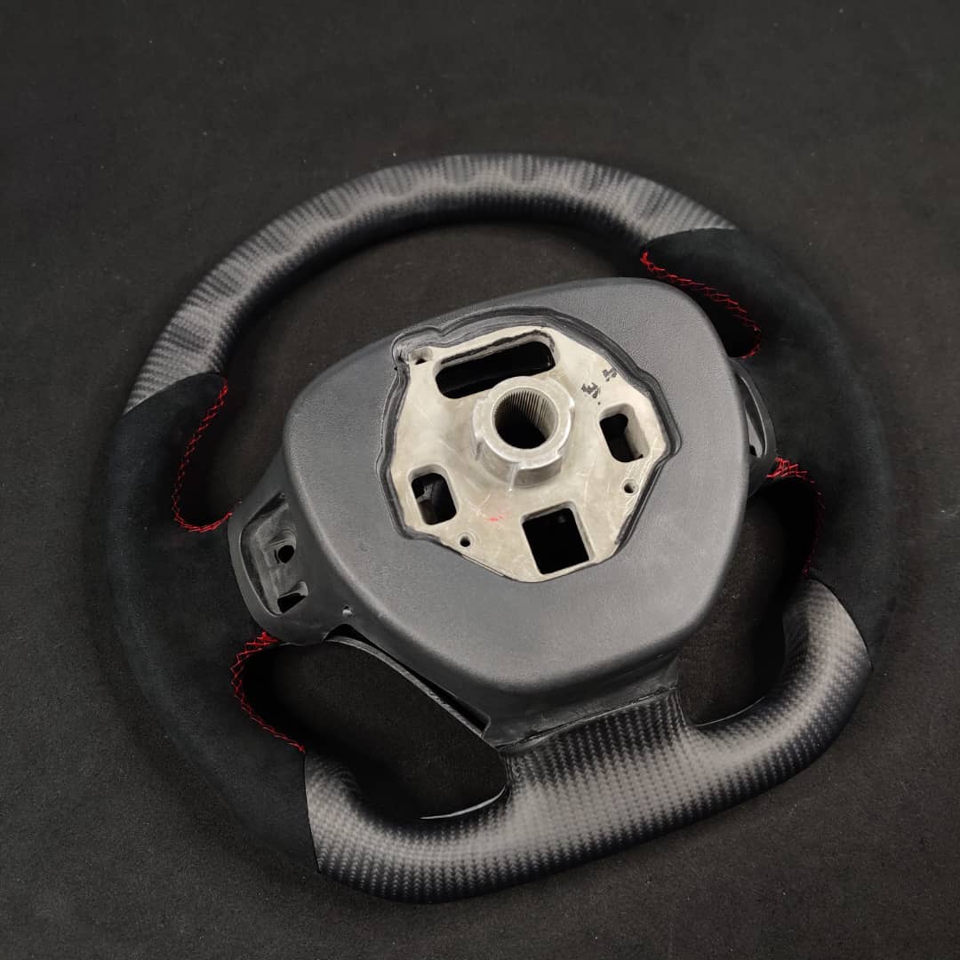 2014-2019 C7 Corvette Carbon Fiber Steering Wheel w/ LED RPM Display - AutoLEDTech.com