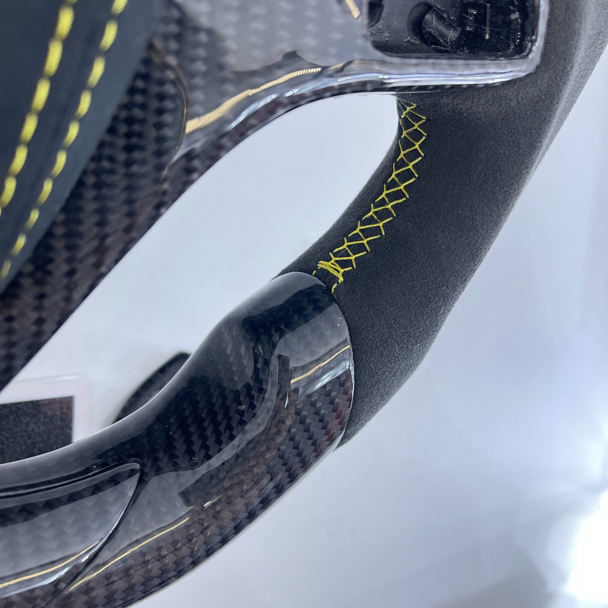 2014-2019 C7 Corvette Carbon Fiber Steering Wheel w/ LED RPM Display - AutoLEDTech.com