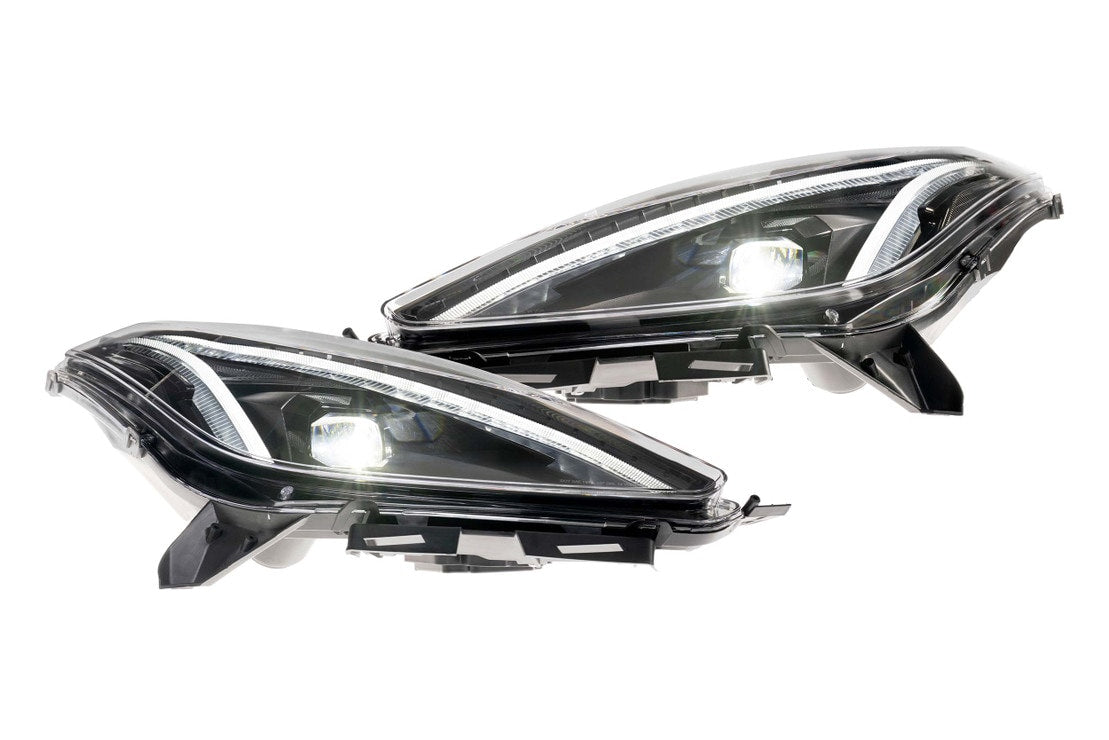 2014-2019 Chevy Corvette FACELIFT LED DRL Projector Headlights - C8 Design - AutoLEDTech.com