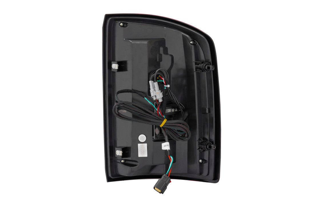 2014-2019 GMC Sierra 1500 2500 Red Smoked LED Tail Lights - Fits all models - AutoLEDTech.com