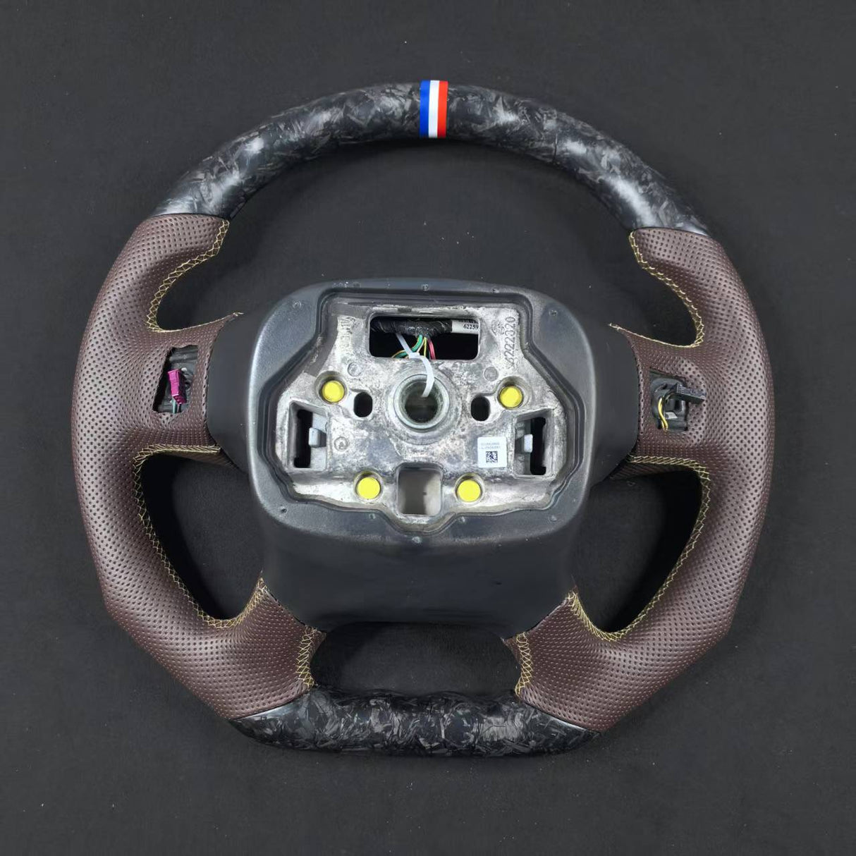 2014-2020 GMC Sierra Yukon Custom Carbon Fiber Steering Wheel - AutoLEDTech.com