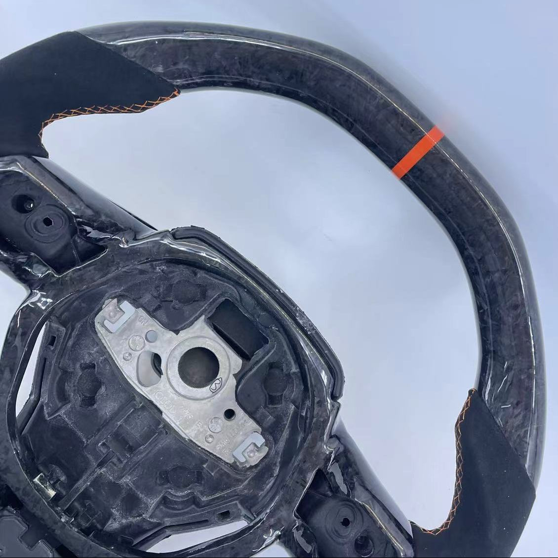 2014-2024 Lamborghini Huracan Custom Carbon Fiber Steering Wheel - AutoLEDTech.com