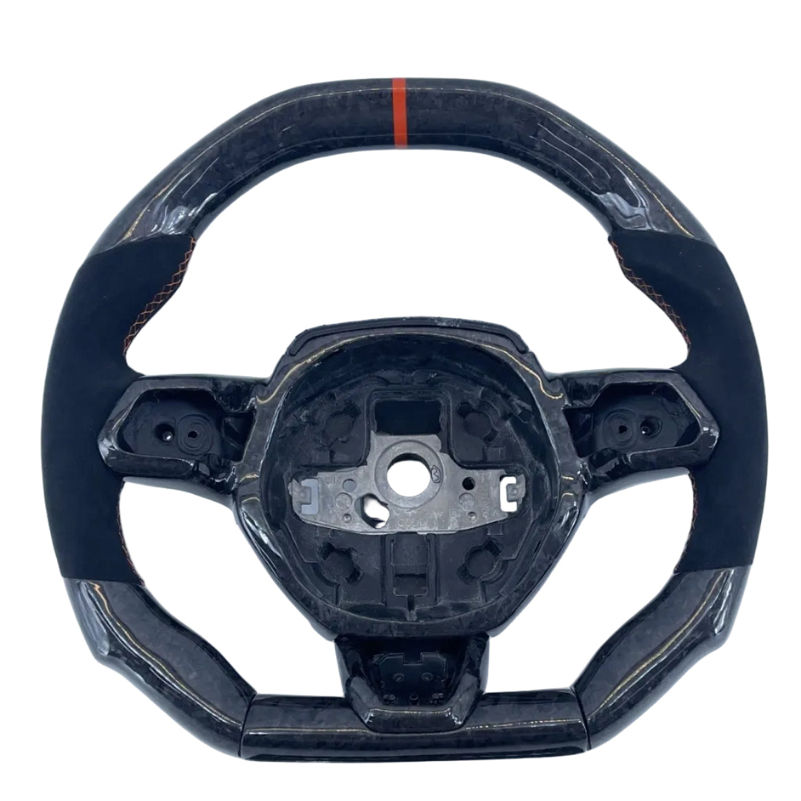 2014-2024 Lamborghini Huracan Custom Carbon Fiber Steering Wheel - AutoLEDTech.com