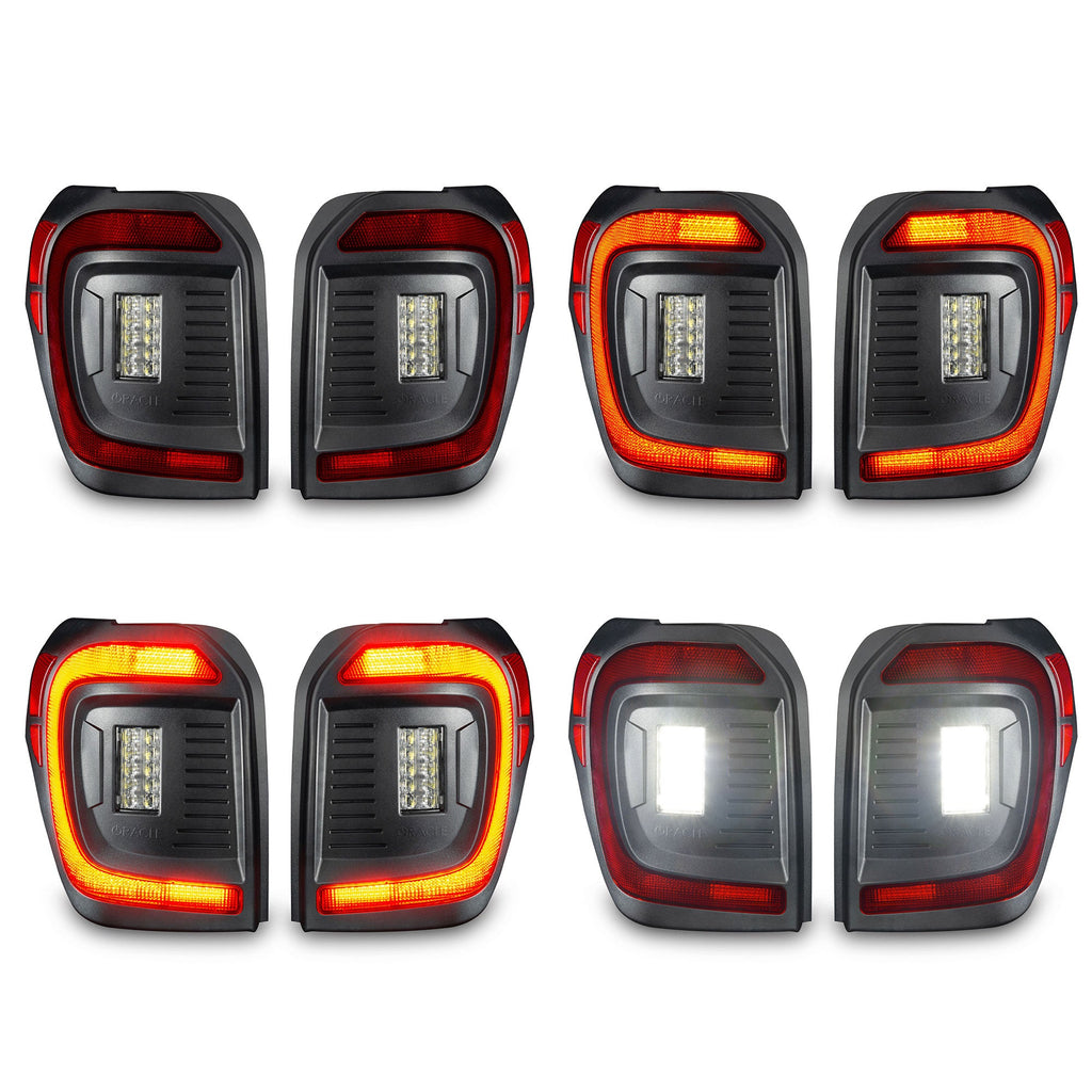2014-2024 Toyota 4Runner Red Smoked LED Flush Mount Tail Lights - AutoLEDTech.com