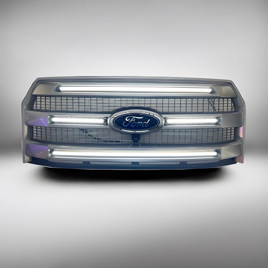 2015-2017 Ford F150 Platinum LED Grill Accent Lights Bar Kit - AutoLEDTech.com