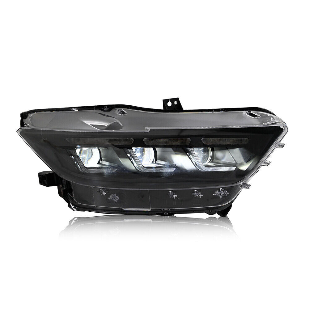 2015-2017 Ford Mustang S650 Style LED DRL Headlights - AutoLEDTech.com