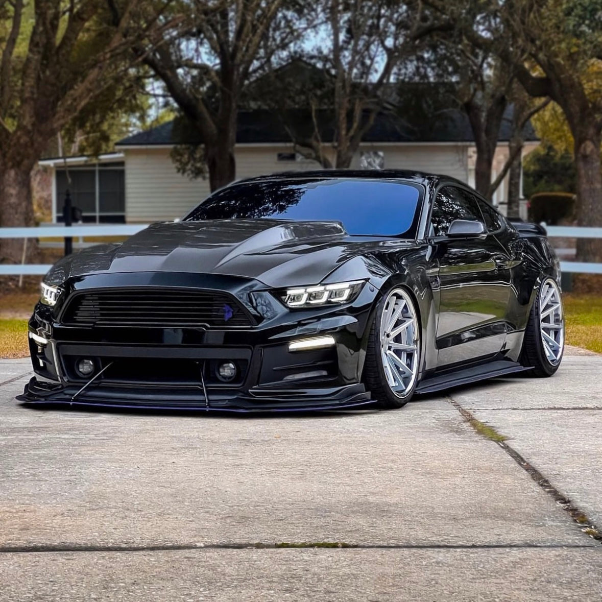 2015-2017 Ford Mustang S650 Style LED DRL Headlights - AutoLEDTech.com