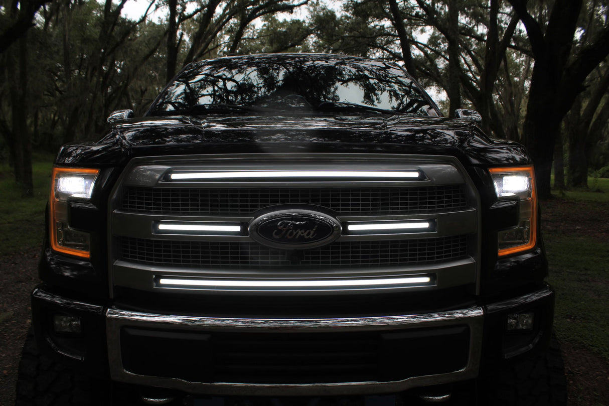 2015-2017 Ford F150 Platinum LED Grill Accent Lights Bar Kit