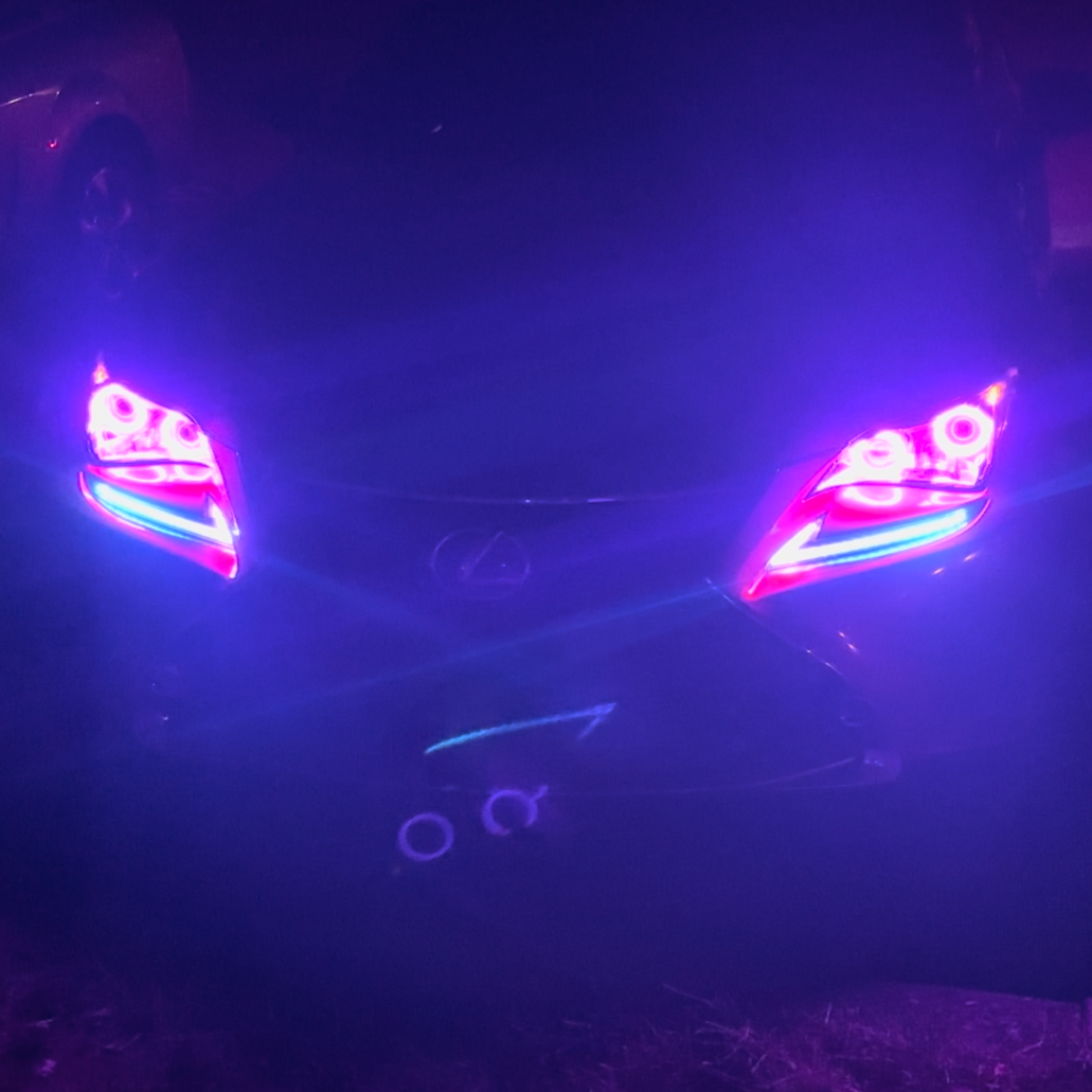 2015-2018 Lexus RC 300 350 F RGBW Flow Series LED DRL Boards - AutoLEDTech.com