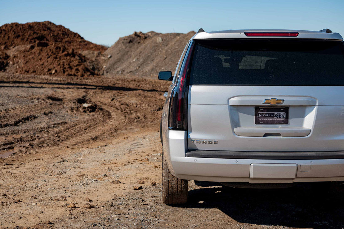2015-2020 Chevrolet Tahoe Suburban Smoked XB LED Tail Lights Assemblies - Fits all models - AutoLEDTech.com