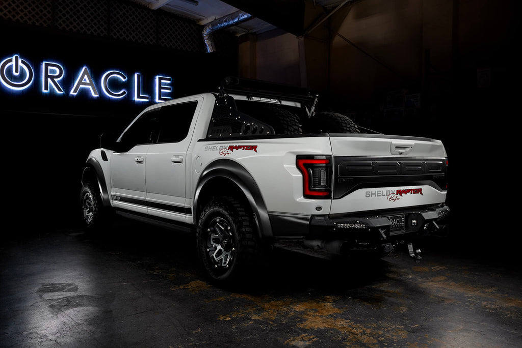 2015-2020 Ford F150 & Raptor Red Smoked LED Flush Mount Tail Lights - AutoLEDTech.com