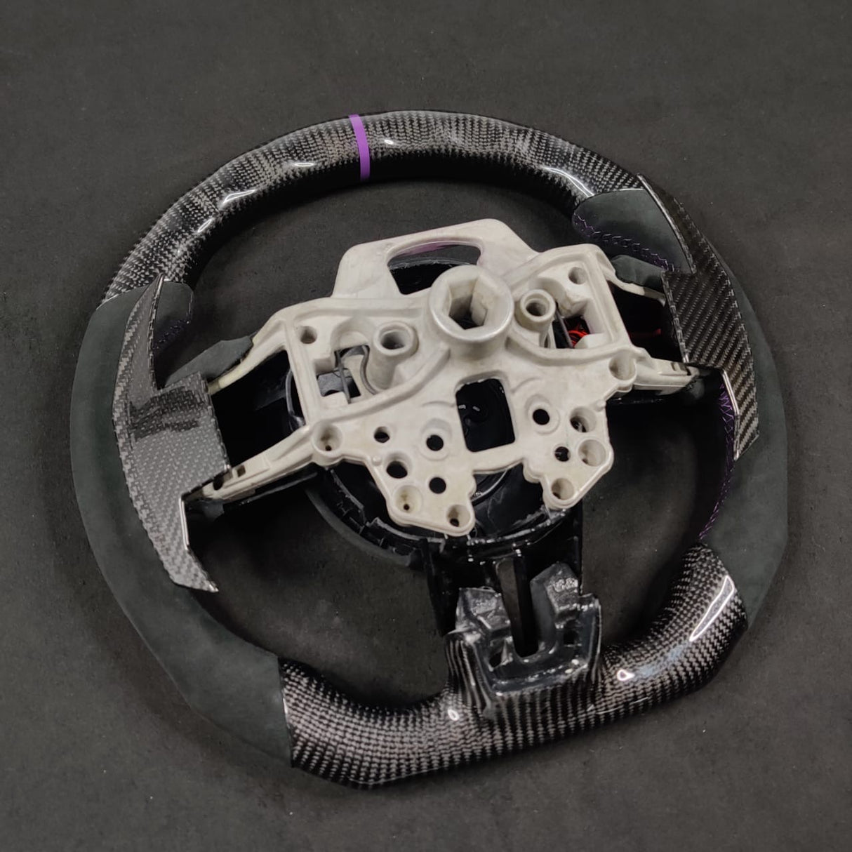 2015-2020 BMW M2 M3 M4 Custom Carbon Fiber Steering Wheel - AutoLEDTech.com