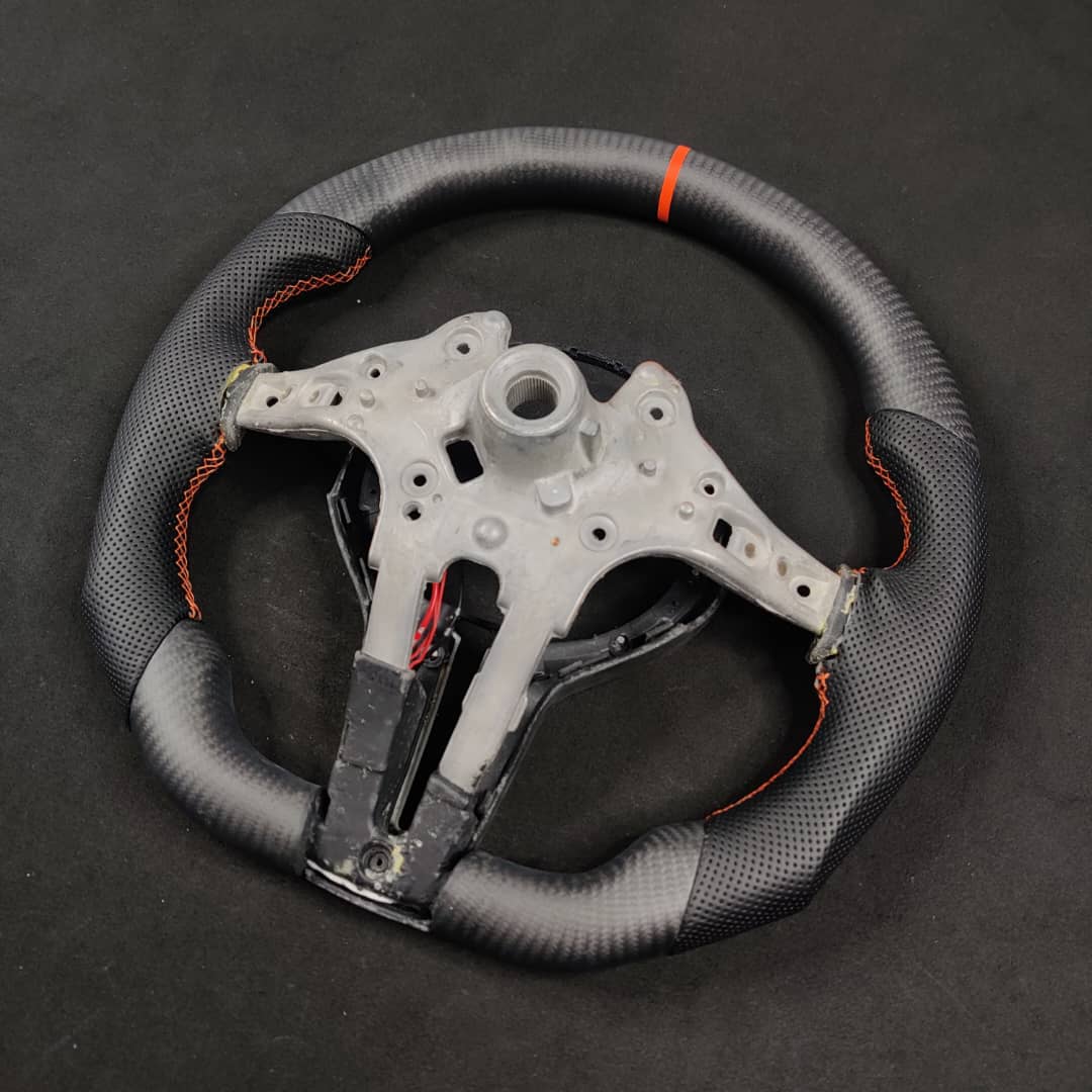 2015-2020 BMW M2 M3 M4 Custom Carbon Fiber Steering Wheel - AutoLEDTech.com