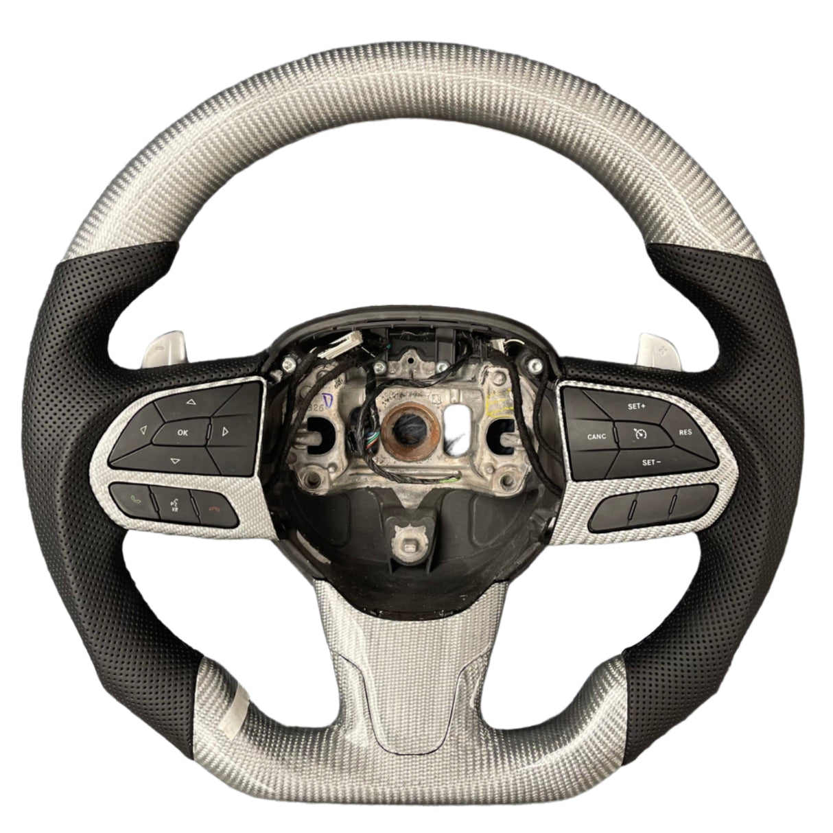 2015-2023 Chrysler 300 Custom Carbon Fiber Steering Wheel - AutoLEDTech.com