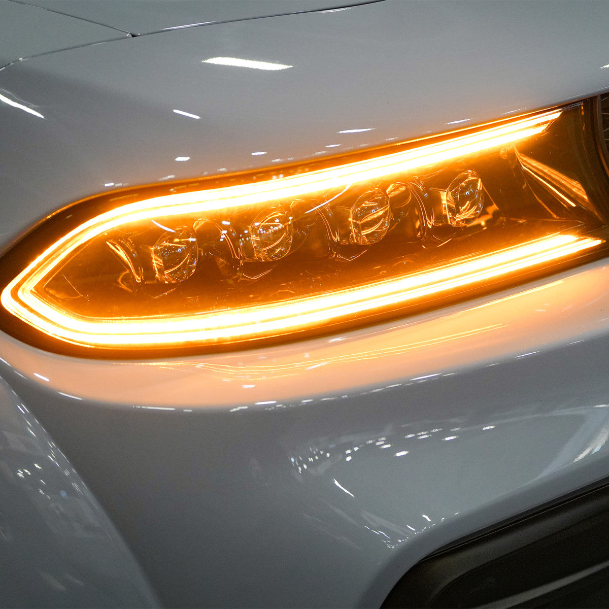 2015-2023 Dodge Charger Alpharex Nova LED Projector Headlights (Alpha Black) - AutoLEDTech.com