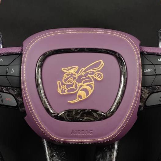 2015-2023 Dodge Charger Challenger Durango Custom Airbag Cover - AutoLEDTech.com