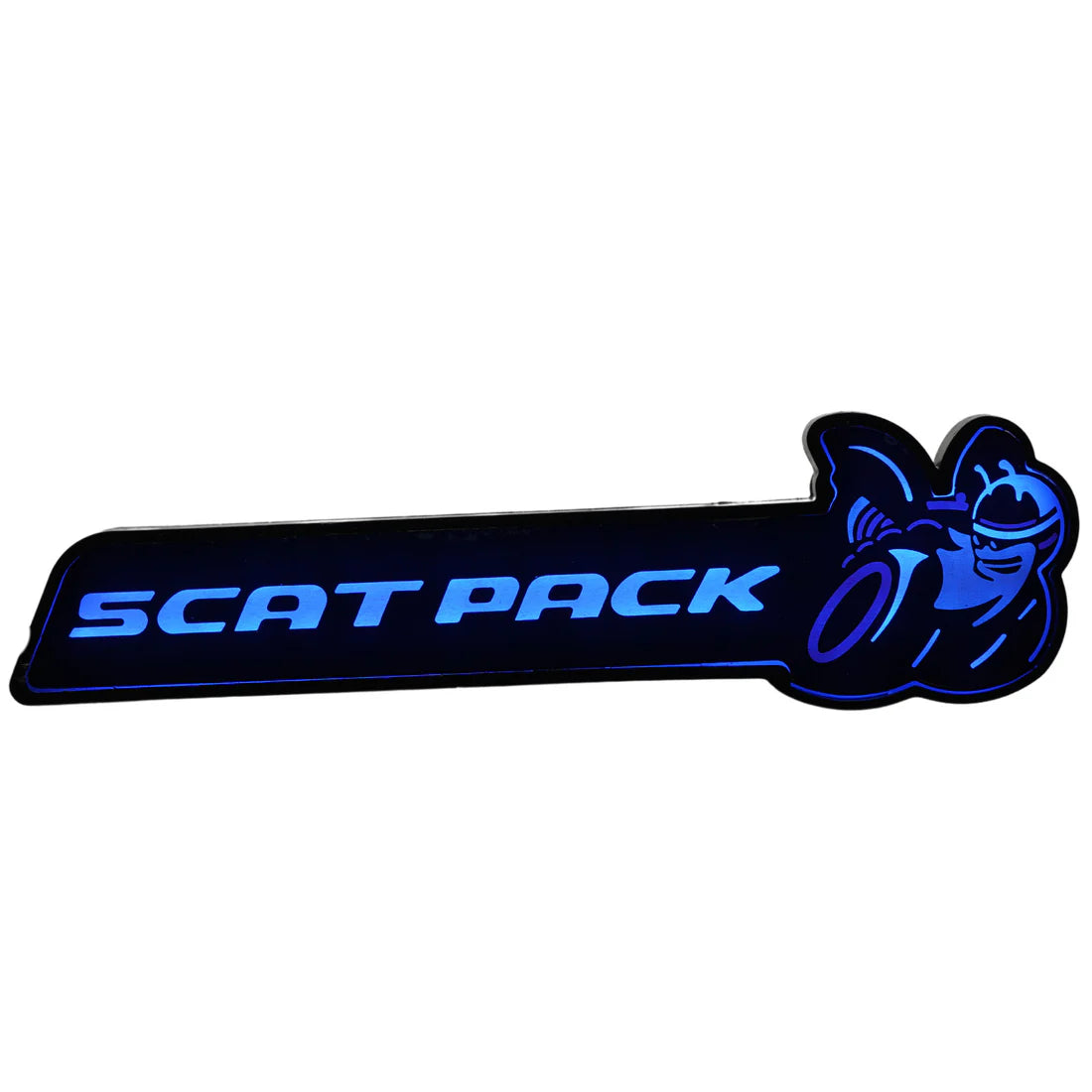 2015-2023 Dodge Scatpack RGB Flow Series LED Badge Emblem Logo - AutoLEDTech.com