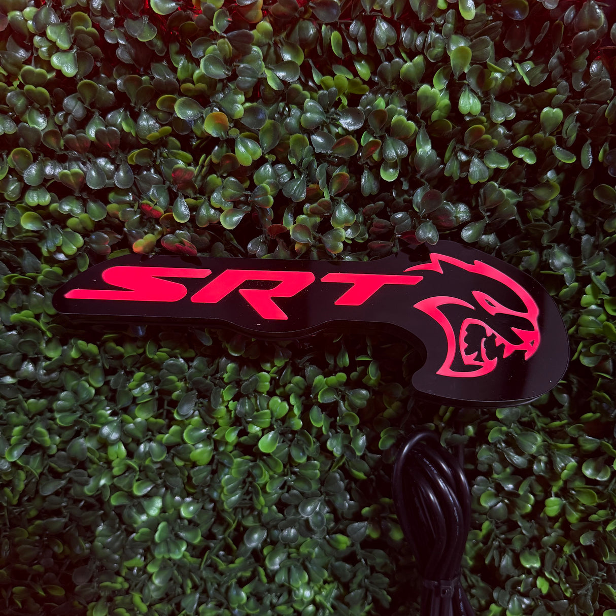 2015-2023 SRT Hellcat RGBW Flow Series LED Badge Emblem Logo - AutoLEDTech.com