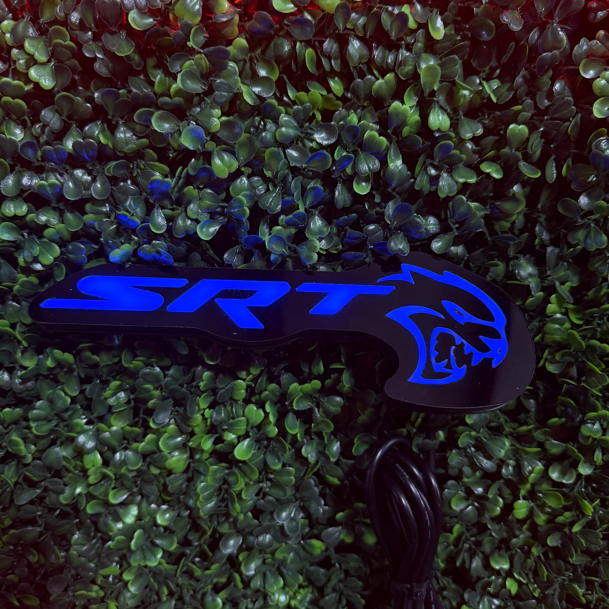 2015-2023 SRT Hellcat RGBW Flow Series LED Badge Emblem Logo - AutoLEDTech.com