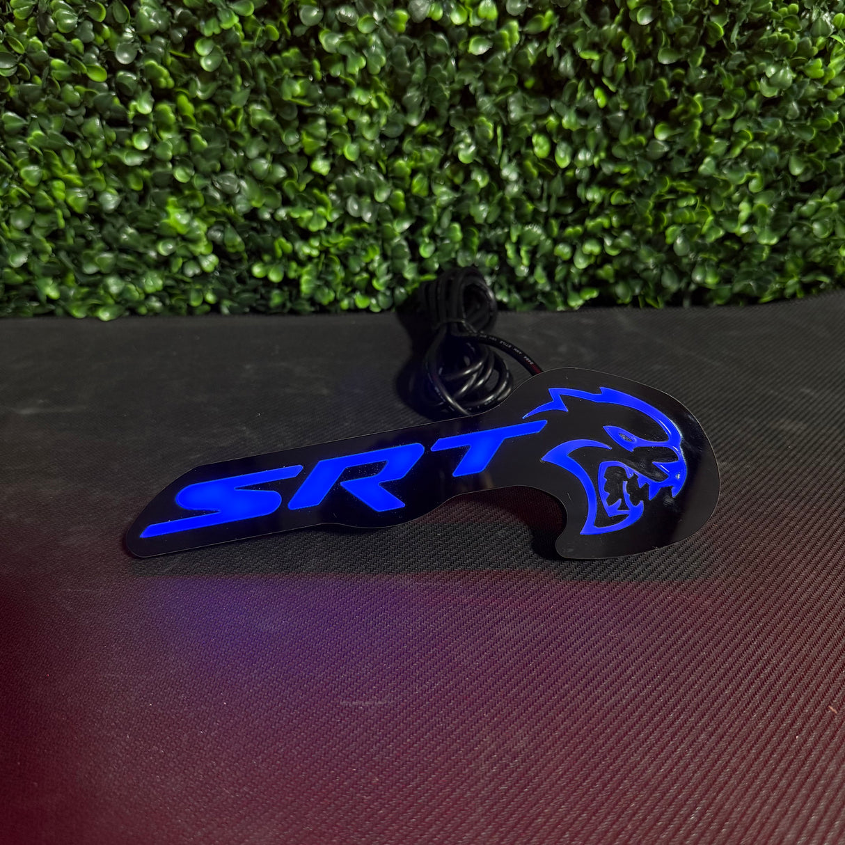2015-2023 SRT Hellcat RGBW Flow Series LED Badge Emblem Logo - AutoLEDTech.com