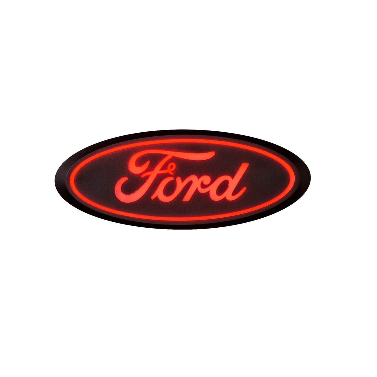 2015-2026+ Ford F150 Illuminated Red LED Tailgate Emblem Logo - AutoLEDTech.com