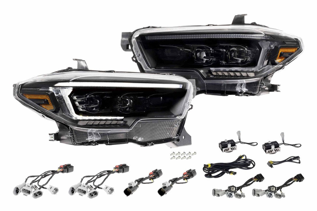 2016-2023 Toyota Tacoma XB EVO Hybrid LED DRL Headlights - AutoLEDTech.com