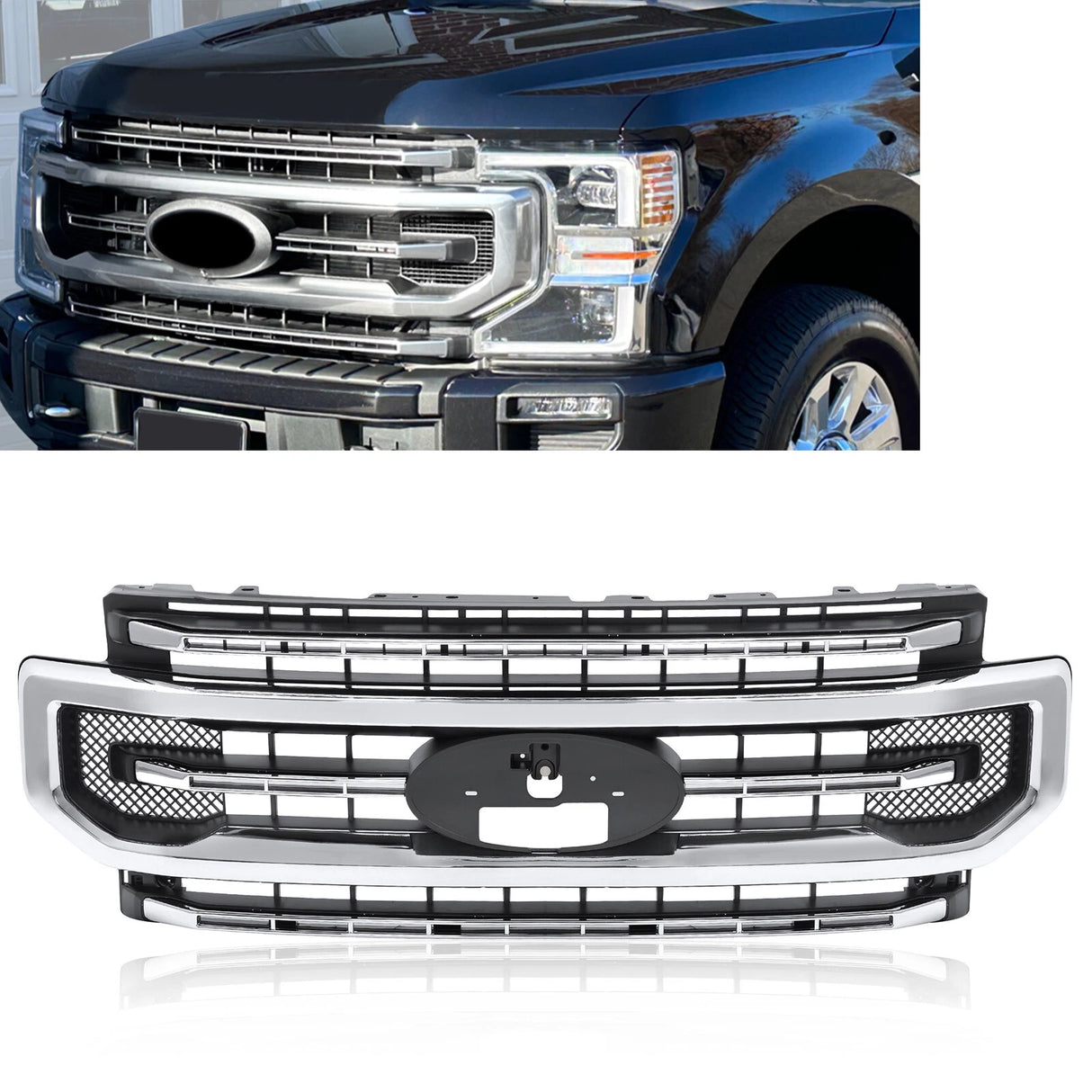 2017-2019 to 2020-2022 Ford Super Duty Headlight Front End Conversion Kit - AutoLEDTech.com