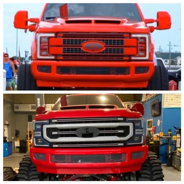 2017-2019 to 2020-2022 Ford Super Duty Headlight Front End Conversion Kit - AutoLEDTech.com