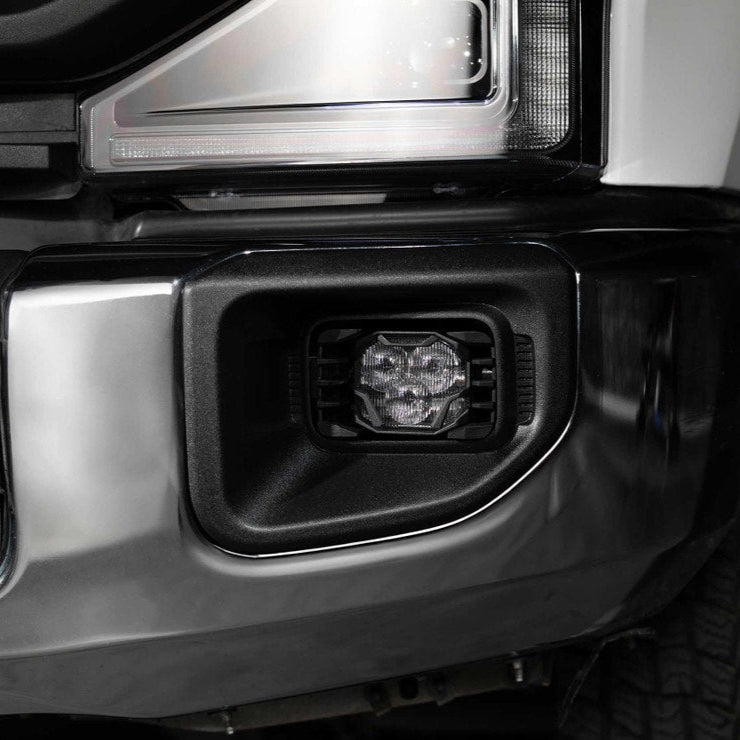 2017-2022 Ford Super Duty 4Banger LED Fog Light Pod Assemblies - AutoLEDTech.com