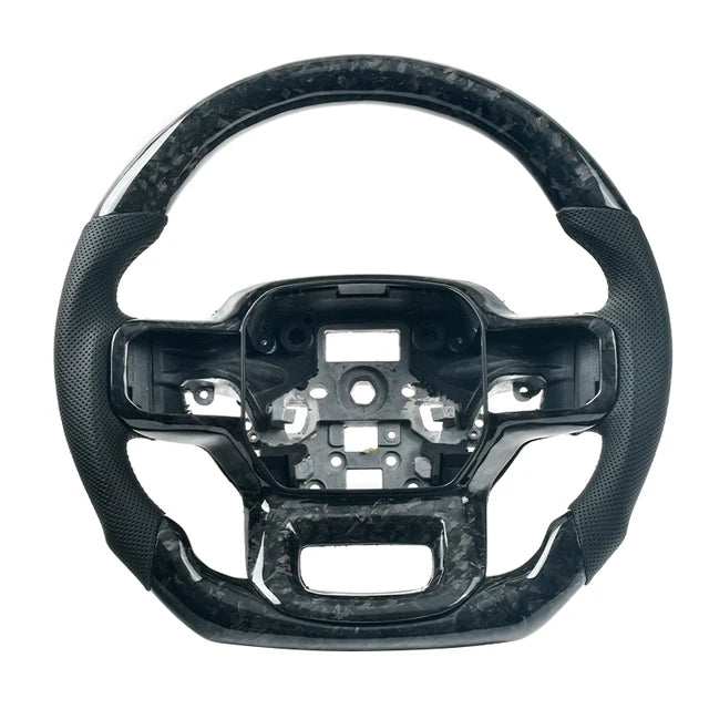 2017-2022 Ford Super Duty F250 Custom Carbon Fiber Steering Wheel - AutoLEDTech.com