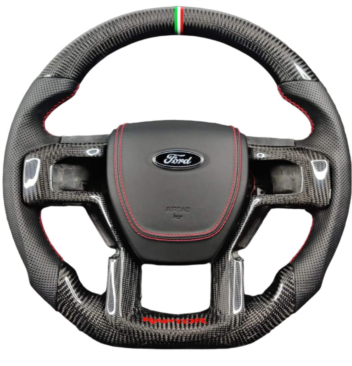 2017-2022 Ford Super Duty F250 Custom Carbon Fiber Steering Wheel - AutoLEDTech.com