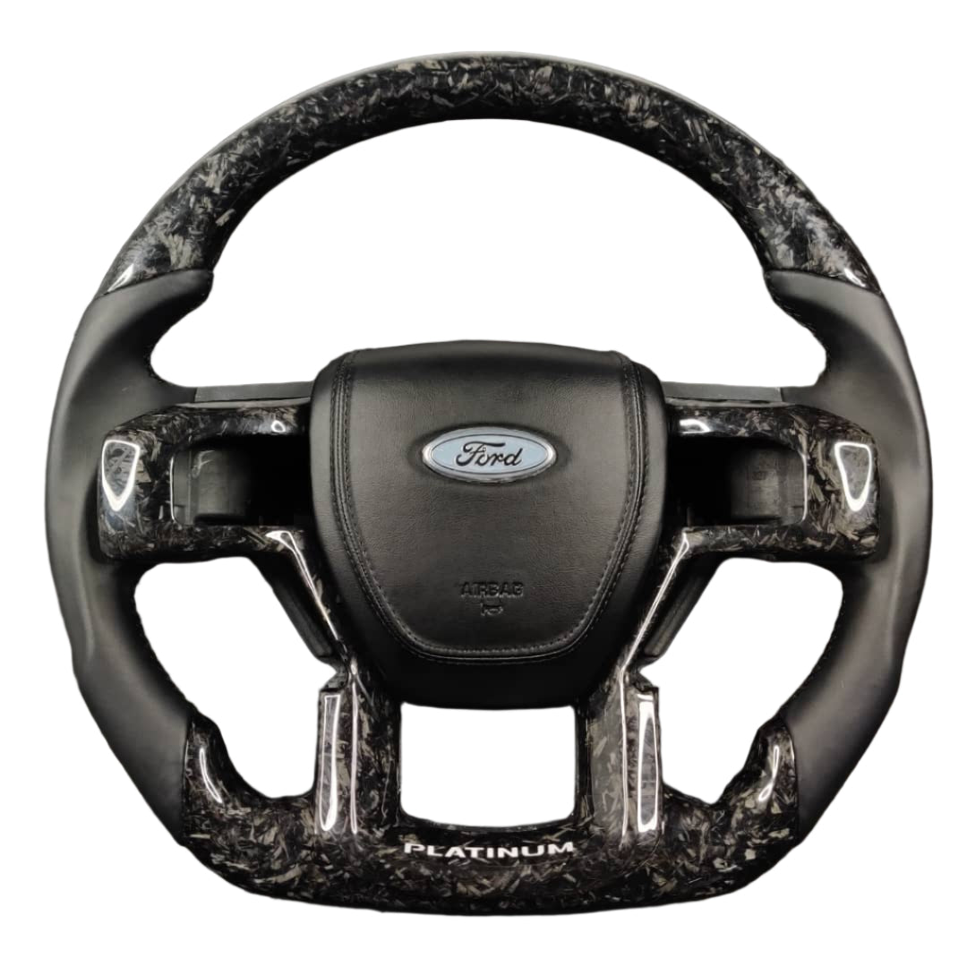 2017-2022 Ford Super Duty F250 Custom Carbon Fiber Steering Wheel - AutoLEDTech.com