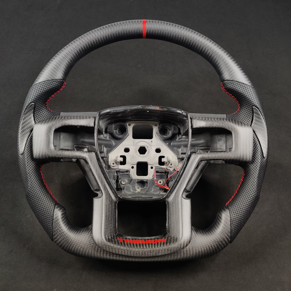 2017-2022 Ford Super Duty F250 Custom Carbon Fiber Steering Wheel - AutoLEDTech.com