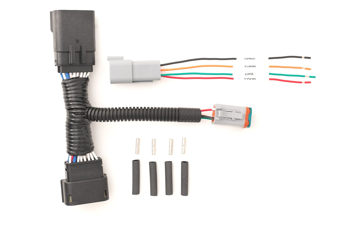 2021-2026+ Ford Bronco DRL/Parking/Turn Headlight Power Harness - AutoLEDTech.com