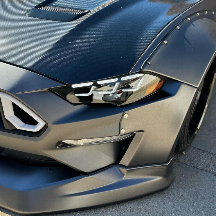2018-2023 Ford Mustang S650-Style LED DRL Headlights - AutoLEDTech.com