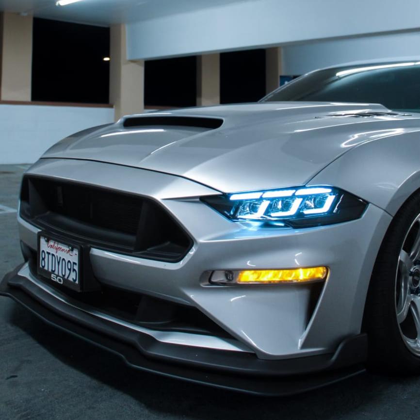 2018-2023 Ford Mustang S650-Style LED DRL Headlights - AutoLEDTech.com
