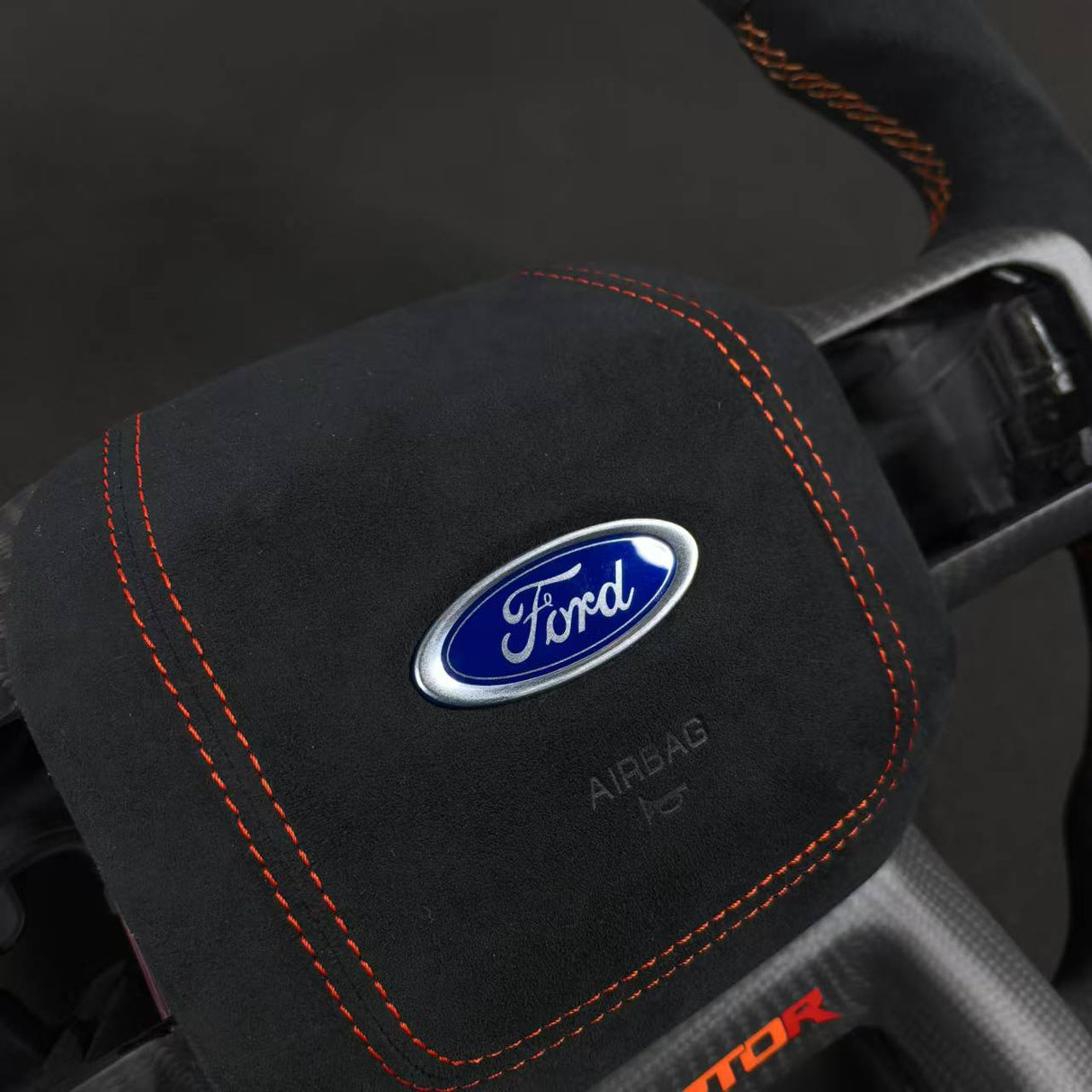 2023-2026+ Ford Super Duty F250 Custom Carbon Fiber Steering Wheel - AutoLEDTech.com