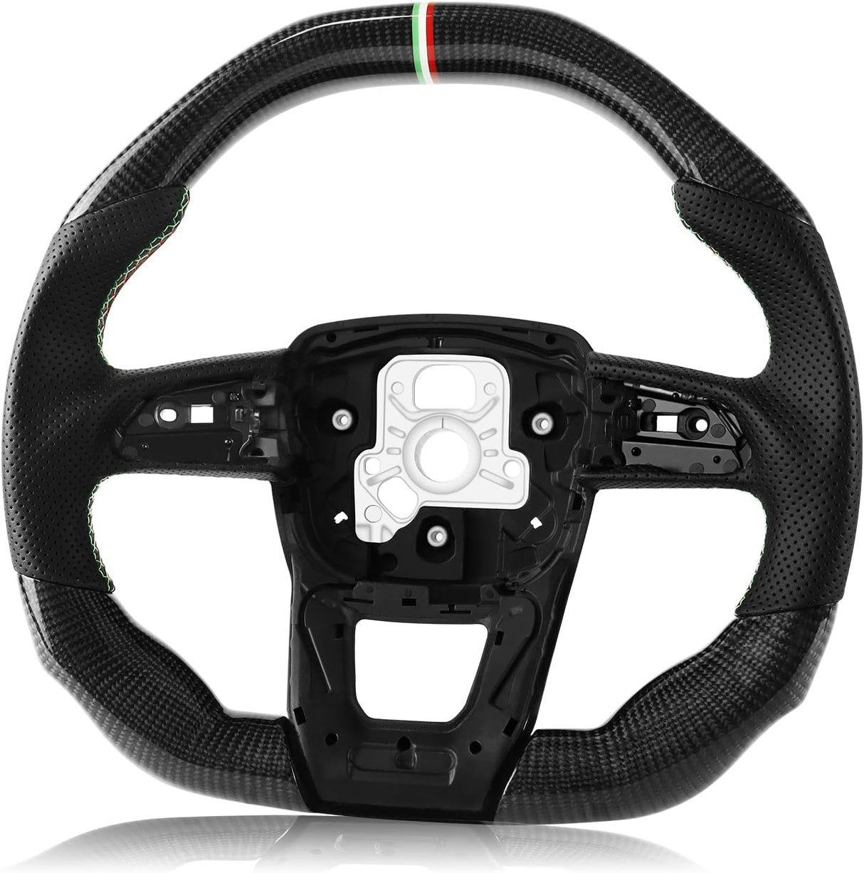 2018-2026+ Lamborghini Urus Custom Carbon Fiber Steering Wheel - AutoLEDTech.com