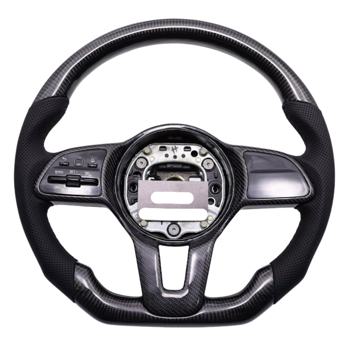 2018+ Mercedes W907/W910 Sprinter Custom Carbon Fiber Steering Wheel - AutoLEDTech.com