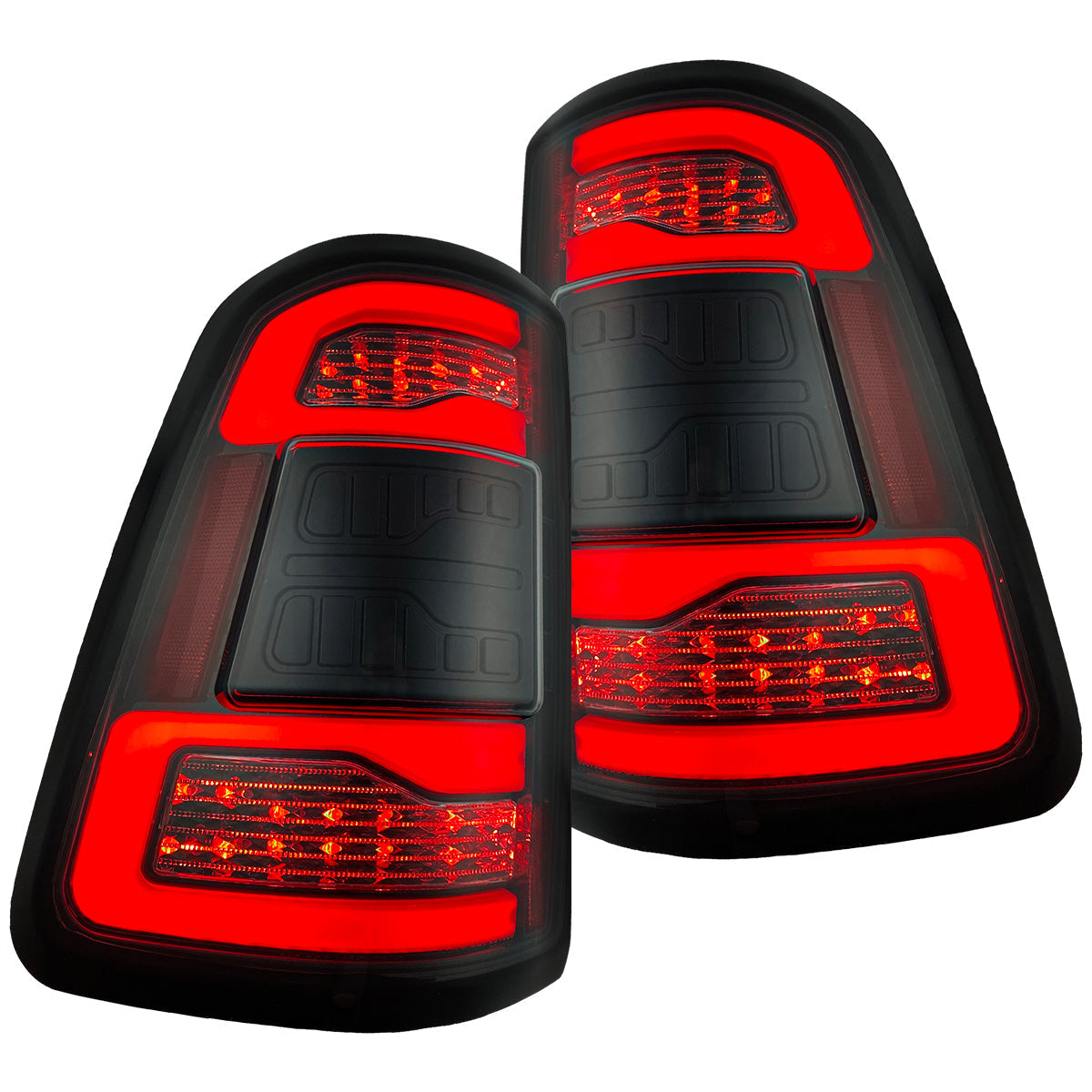 2019-2024 Ram 1500 TRX Smoked Scanning LED Tail Lights - AutoLEDTech.com