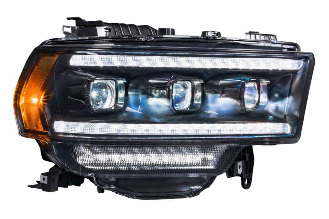 2019-2024 Ram HD 2500 LED DRL Projector Replacement Headlights - AutoLEDTech.com