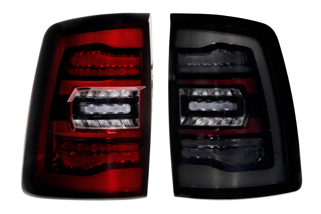 2019-2024 Ram HD 2500 Red Smoked XB LED Tail Lights - AutoLEDTech.com
