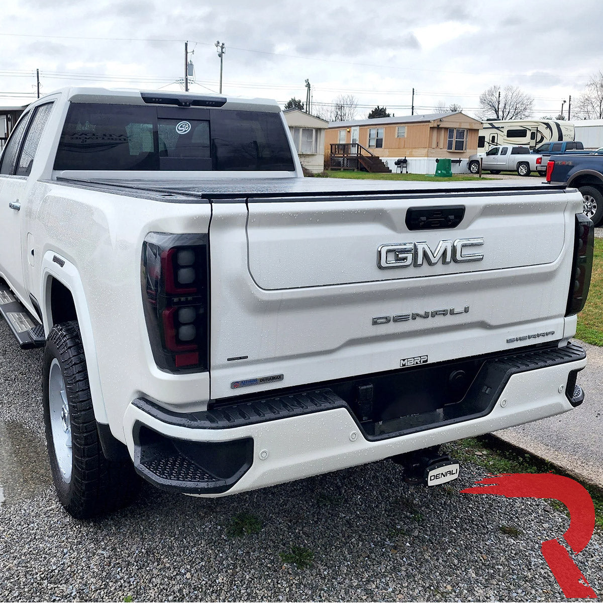2019-2026 GMC Sierra Smoked Scanning LED Tail Lights - AutoLEDTech.com