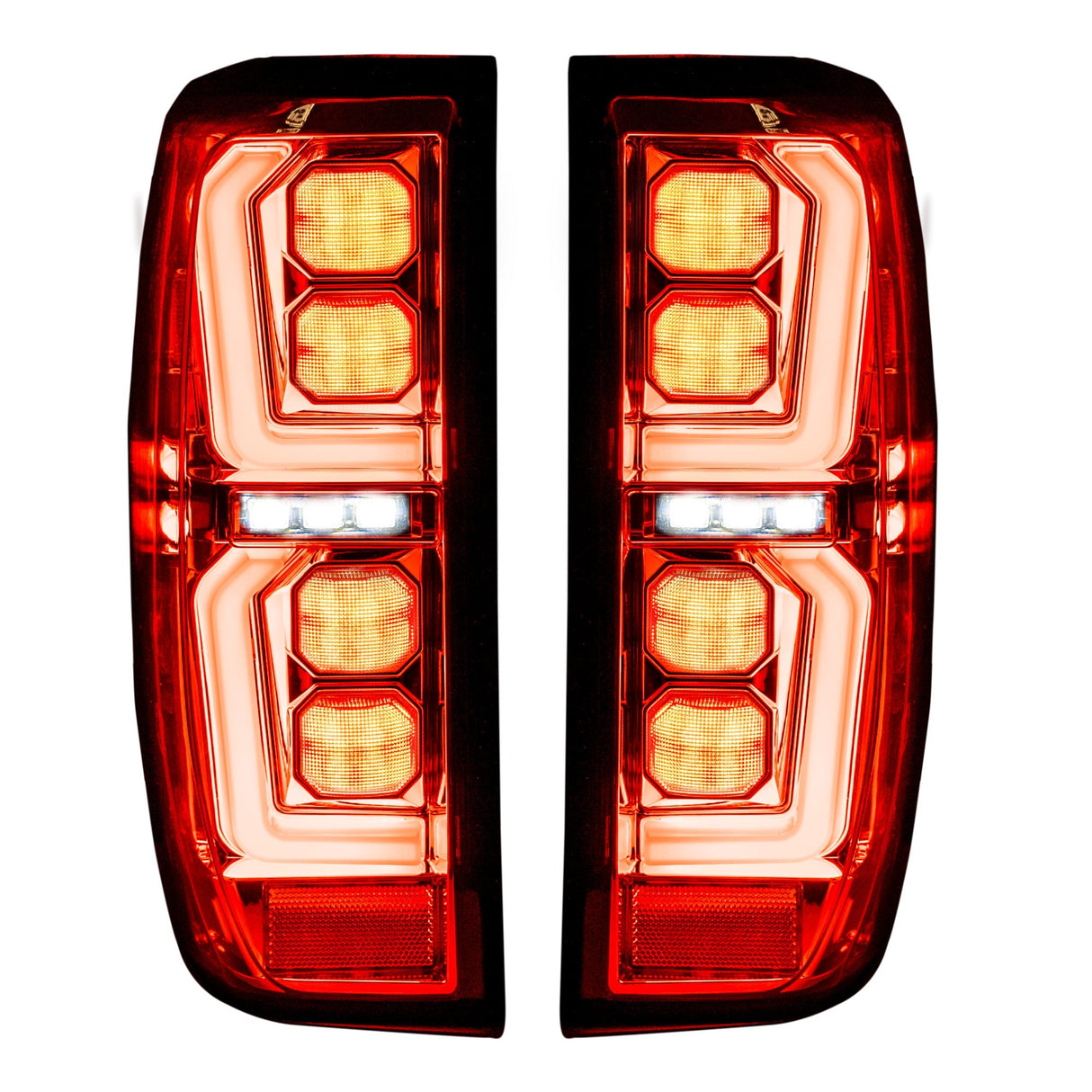 2019-2026 GMC Sierra Smoked Scanning LED Tail Lights - AutoLEDTech.com