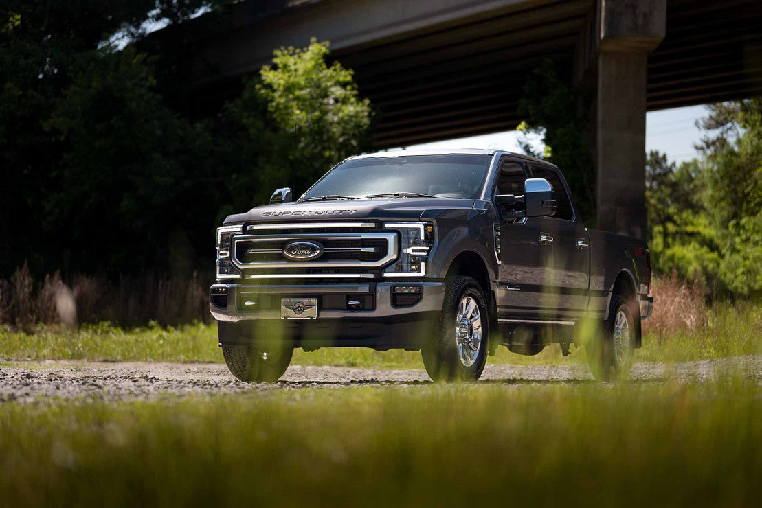 2020-2022 Ford Super Duty F250 White or Amber LED DRL XBG Grill Light Assembly - AutoLEDTech.com