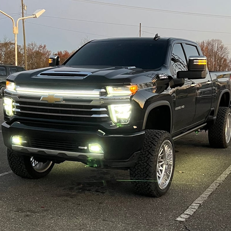 2020-2023 Chevrolet Silverado HD 2500 LED Grill Accent Light Bar Kit - AutoLEDTech.com