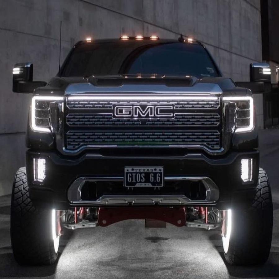 2020-2023 GMC Sierra HD 2500 LED Grill Accent Light Bar Kit - AutoLEDTech.com