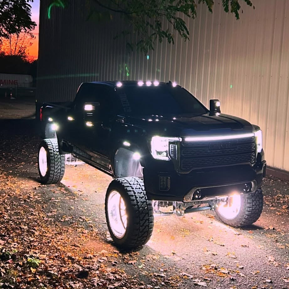 2020-2023 GMC Sierra HD 2500 LED Grill Accent Light Bar Kit - AutoLEDTech.com